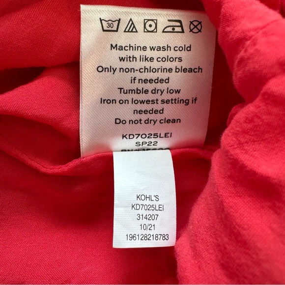 Draper James Red Linen Mini Dress - Picture 7 of 7